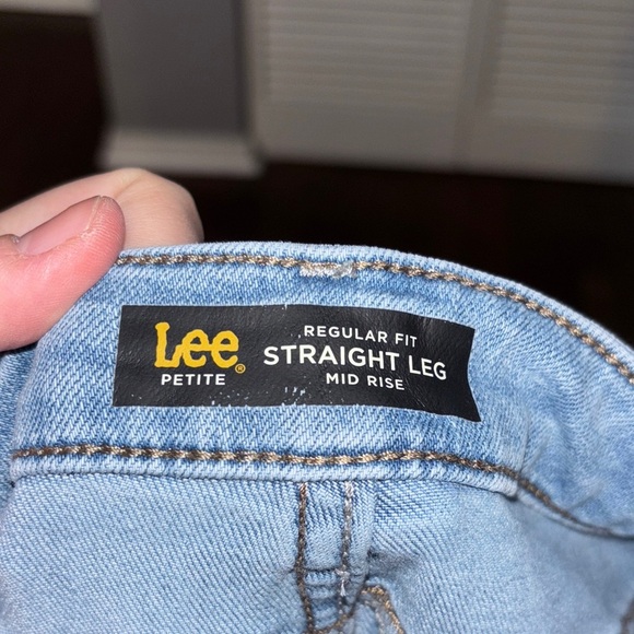 Lee Women's Straight Leg Jeans - Soft Blue - Picture 4 of 5